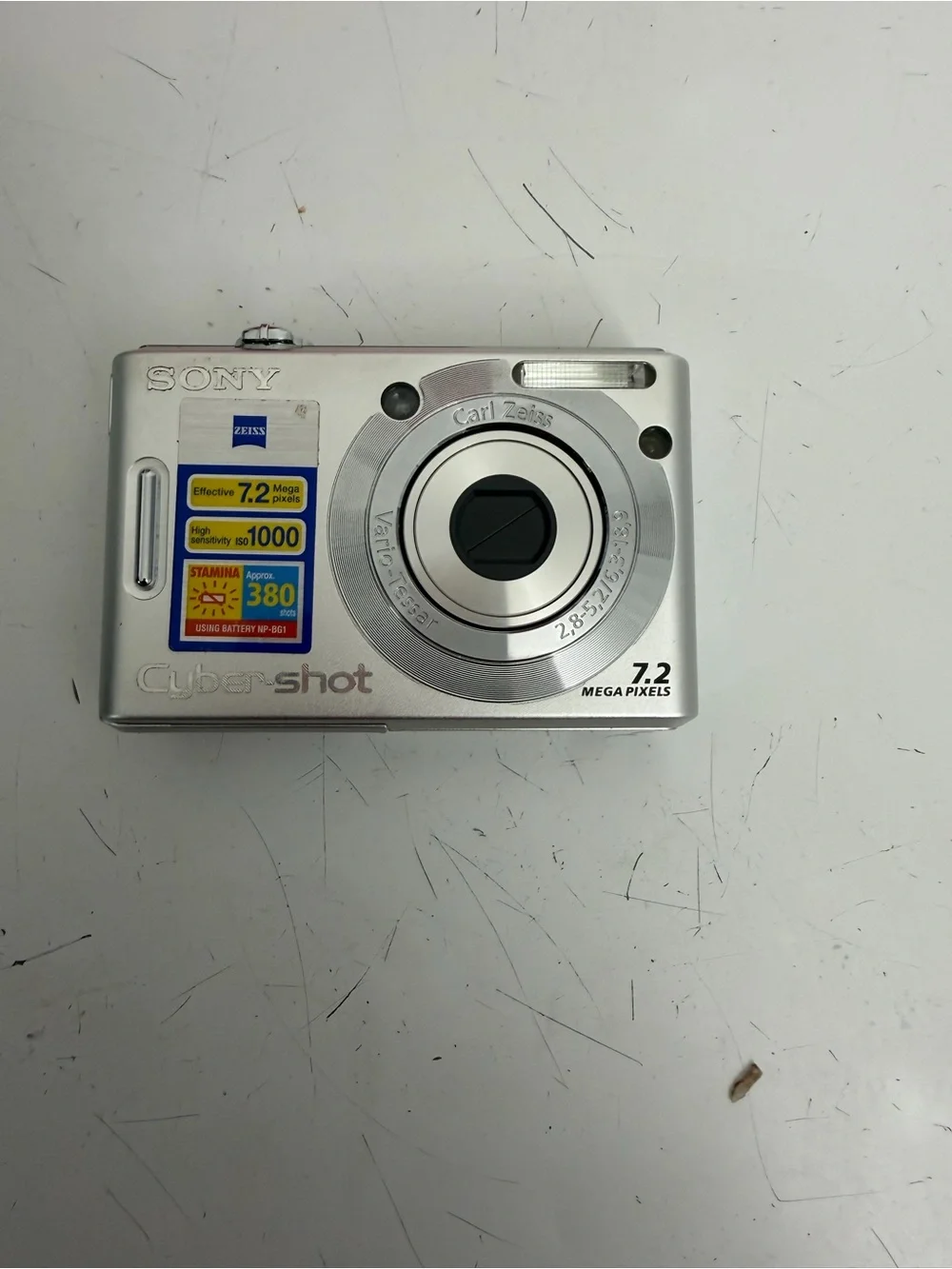 Sony Silver Cyber-shot Digital Camera with Rainy King Charger